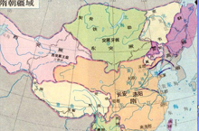 隋朝地图——中国古代隋朝地图