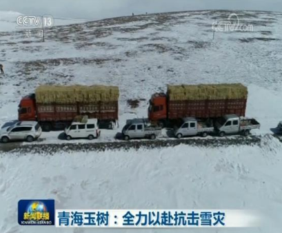 玉树发生雪灾 多县清水河镇是这次雪灾的重灾区