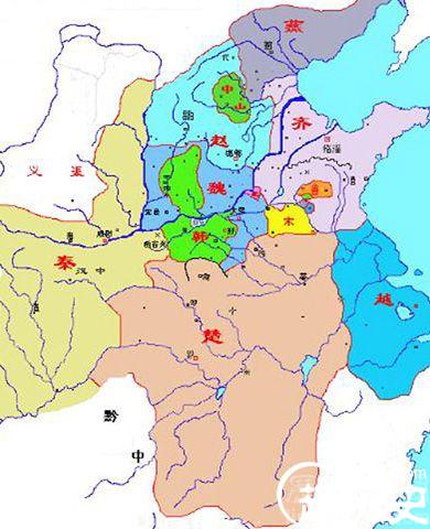 战国时期地图